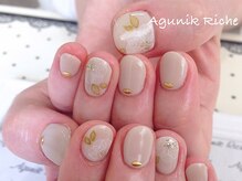アグニークリッシェ(Agunik Riche)/【たらしこみネイル】