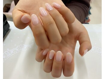 プルミエ ネイル(Premier Nail)/ワンカラー☆ホワイトピンク