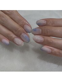 パラジェル　ニュアンスネイル