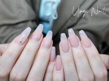 ウサギネイル 新大久保店(usagi nail)/マグネットフレンチ秋可愛い