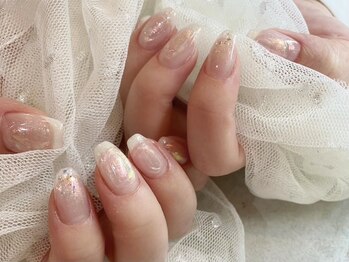 リベレ 福島店(LIBELLE)の写真/ワンカラー/定額シンプルコース/ラメグラデから選べる♪【オフ無しの方限定】選べるシンプルデザイン¥3980