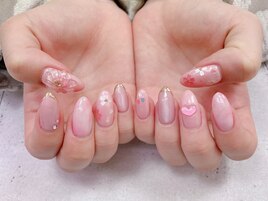 桜デザインネイル