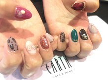 アース ネイルアイラッシュ 前橋店(EARTH Nail&Eyelash)/アートデザイン ￥８０００
