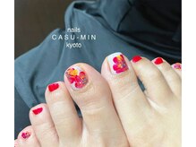 ネイルズ カスミン(nails CASU-MIN)/紅い花