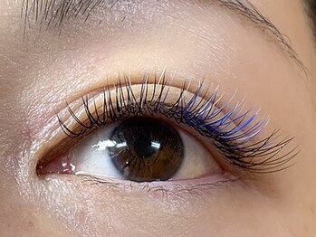 ミニョンアイラッシュデザインサロン 北花田店/フラットマットラッシュ カラー