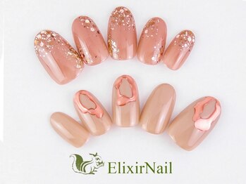 エリクサーネイル 神田(Elixir Nail)/シンプル/クーポン使用