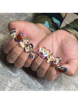 ダリア(Dahlia)/キャラクターネイル