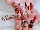 バレンタインネイル♪ ¥10,200