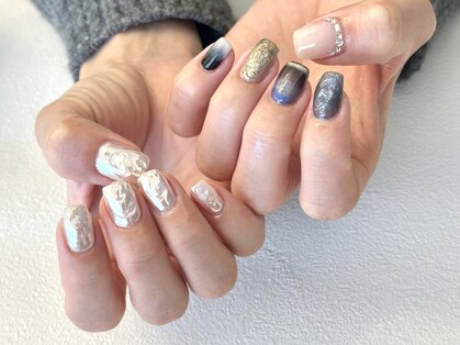 nail atelier Thalia【タリア】ニュアンス/3Dアート/推しネイル/フィルインの写真
