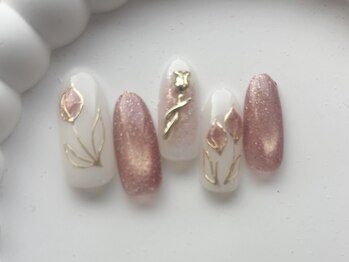 チューリップネイル/8000円