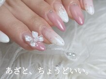 リアンネイル(lian nail)/あざとかわいいリボン×ドット