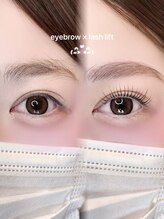メル(meru)/眉毛ワックス × まつげパーマ