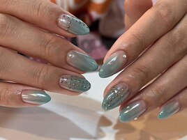 艶感十字架ネイル