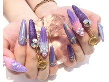 ネイルサロン ネイルズゴーゴー 渋谷店(NAILSGOGO)/人魚の鱗ネイル 人魚の鱗 貝殻