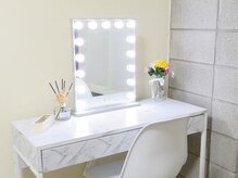 お化粧直しスペースもあるので、そのままお出かけできます♪