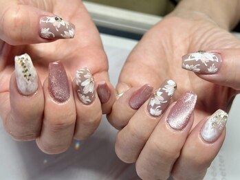 お花デザインとマグネット