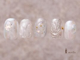 透明パールホワイトぷっくり氷