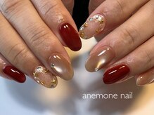 アネモネネイル(anemone nail)