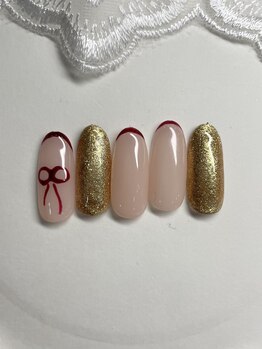 はあとねいる 富山高岡店/バレンタインネイル2