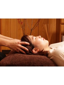 ヘッドスパで癒されたい