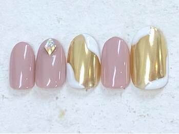 ネイルビート(NAIL BEAT)/ニュアンスミラーネイル