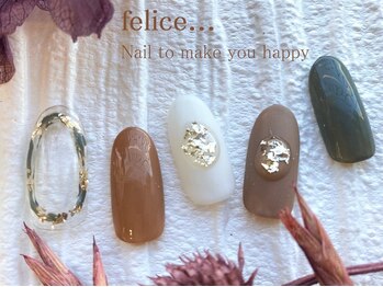 ネイルサロン フェリーチェ(felice)/【定額ネイル】¥7980