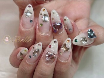 ベル(Belle)/宝石ネイル☆