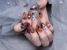 ラベンダー(Lavender)/ハロウィンネイル