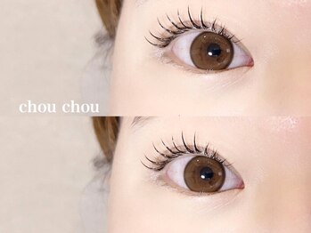 シュシュ(chou chou)の写真/【大好評！パリエク(まつげパーマ+フラットラッシュ80本)¥8700】まつげをぱっちり上げたい方におすすめ♪