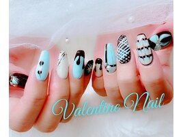 バレンタインネイル♪　￥10,200