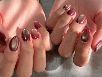 マグネットネイル/ボルドー