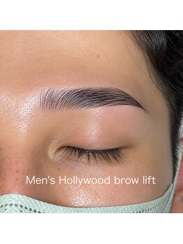 リッチアイブロウアンドアイラッシュモリオカ(Rich eyebrow& MORIOKA)/メンズハリウッドブロウリフト
