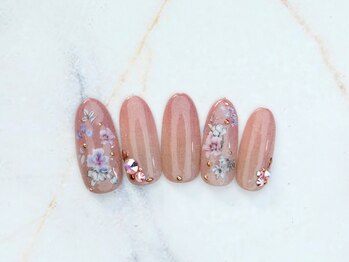 ミルネイル(Mil Nail)/花グラデーション