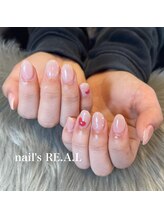 ネイルズリアル 倉敷(nail's RE.A.L)/バレンタインネイル