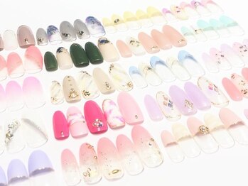 ネイルサロン チュチュ(Nail Salon Chu Chu)の写真/【HAND定額・FOOT定額がオススメ★】スピーディーで高技術!!あなたのお気に入りを見つけよう♪