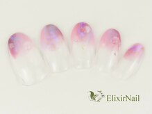 エリクサーネイル 新橋(Elixir Nail)/定額a シンプル／クーポン使用