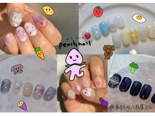 ピーチ ネイル(peach nail)