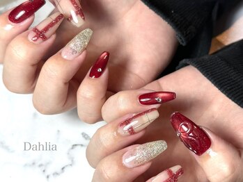 ダリア(Dahlia)/クリスマスカラー★