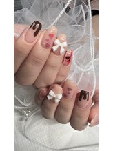 ブルーラヴァンド(Blue Lavande)/バレンタインネイル