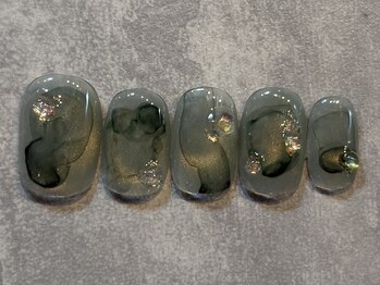 カラネイル 南森町店(calla nail)/マグネット インク ニュアンス