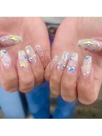 マグネット♪宝石ネイル♪