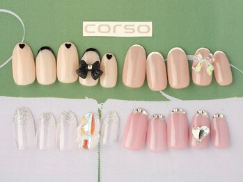 コルソケーツー 梅田茶屋町(corso k-two)/snsで人気の韓国ネイルデザイン