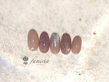 ファミリア/くすみピンクタイダイ