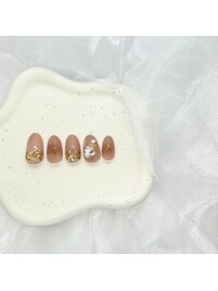 ¥7,300秋チークネイル（平松）