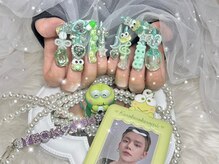 ベルグローアルファネイル(BELLE GROW ALPHA NAIL)/超☆ロングゴテゴテオタクネイル