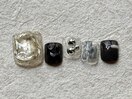 FOOTネイル ¥9980　クリアリング