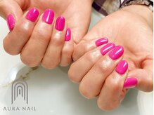 オーラ レアレア市川店内(AURA)/ビビットピンクワンカラー