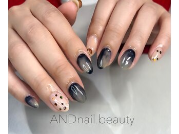 アンドネイル ビューティー(AND nail,beauty)の写真/他サロンでは表現できない独特なデザインを魅せる‐AND nail,beauty‐指先からアナタらしさを表現します。