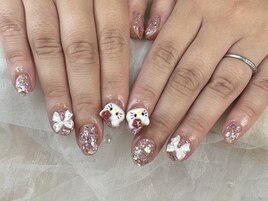 パーツ載せネイル