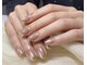 メルシーネイル(merci nail)の写真/オフィスにぴったり◎マグネットにミラーグラデーション。上品な指先で好印象を♪